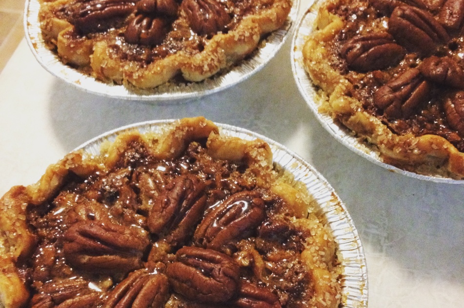 Honey Pecan Pies